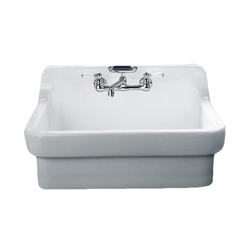 American Standard 9062.008 Country Sink Series Single Basin Vitreous China Kitchen Sink - White